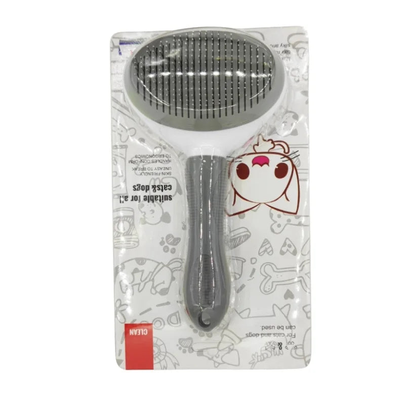 Self-Cleaning Grooming Comb for Cats & Dogs