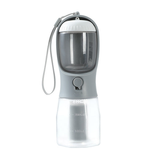 All-in-One Pet Travel Essentials: Water, Food & Waste Bag Dispenser