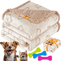 Waterproof Fleece Pet Mat + 3 Toy Bones