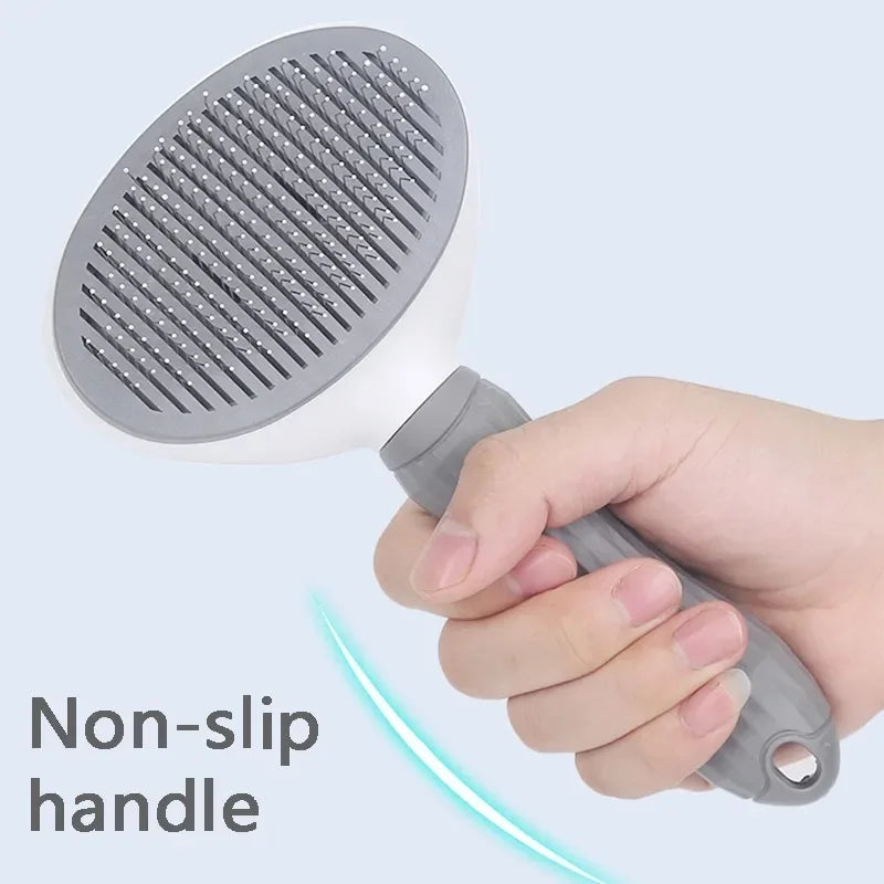 Self-Cleaning Grooming Comb for Cats & Dogs