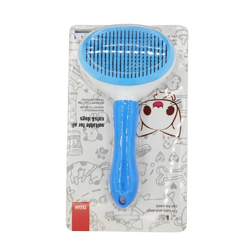 Self-Cleaning Grooming Comb for Cats & Dogs