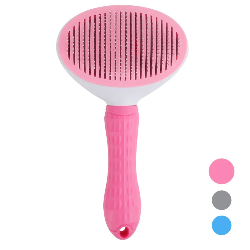 Self-Cleaning Grooming Comb for Cats & Dogs