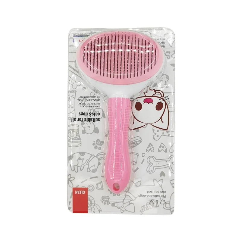 Self-Cleaning Grooming Comb for Cats & Dogs